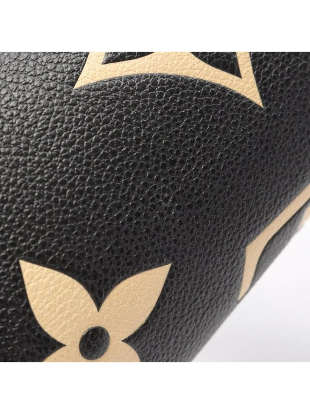 Louis Vuitton Handbag Papillon BB 2-Way Black Beige Leather